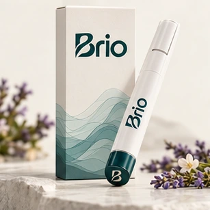 BalanceSleep pen and Brio packaging