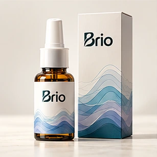 ClearHorizon nasal spray and Brio packaging